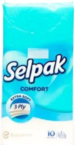 Kağız burun dəsmalları Comfort üçqatlı 10 əd