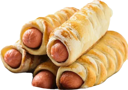 Hot-dog piece