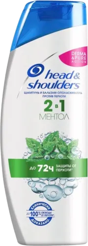 Шампунь Head&Shoulders c ароматом ментола