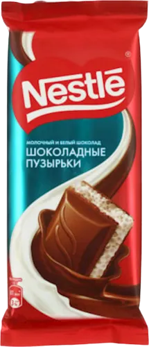 Шоколад белый молочный пористый