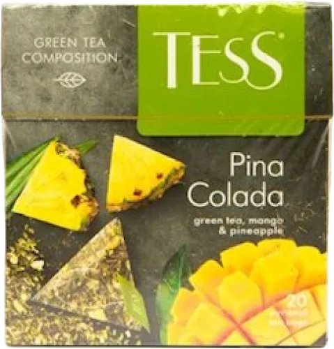 Manqo və ananaslı yaşıl paket çayı Pina Colada
