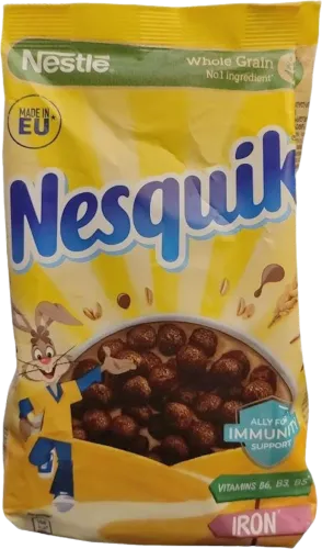 Quru səhər yeməyi Nesquik şokoladlı toplar