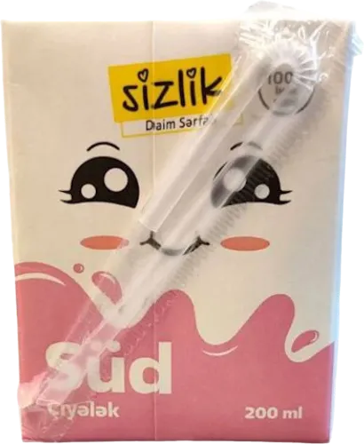 Süd çiyələk ilə 