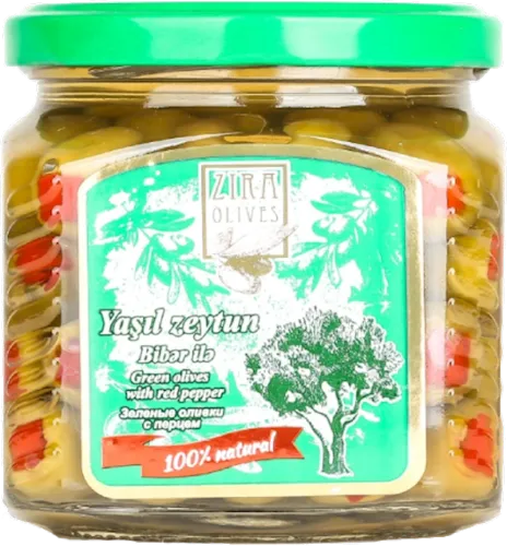 Yaşıl zeytun bibərli