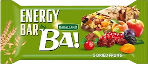 Enerji Bar Bakkaland 5 Dried Fruit