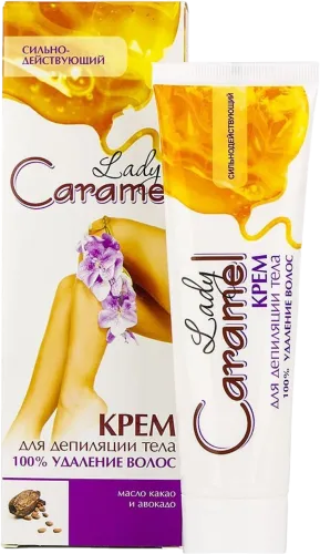 Caramel Hair Removal Cream removal