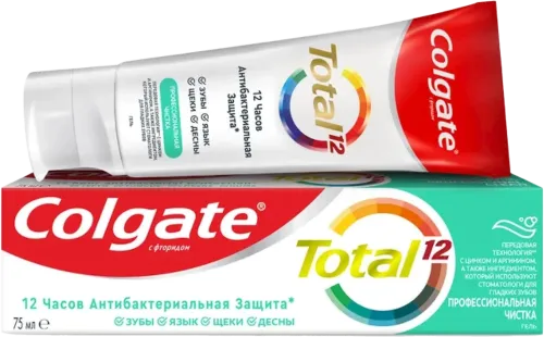 Diş məcunu Total 12 Peşəkar təmizləmə Antibakterial