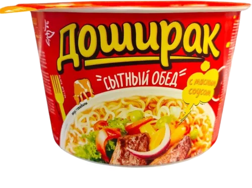Əriştə ət sous ilə 
