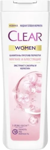 Kəpəyə qarşı şampun Women Yumşaq və parlaq