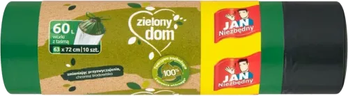 Zibil torbası lent və ip ilə 10 əd