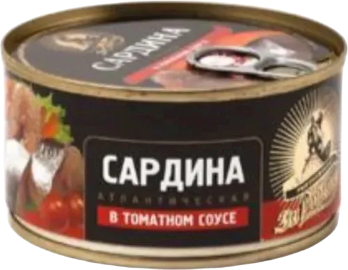 Atlantik sardina tomat sousunda