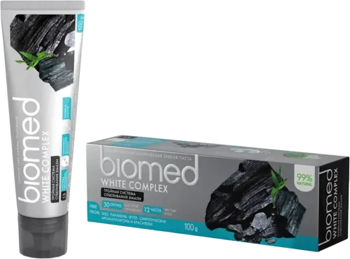  White Complex Charcoal Toothpaste