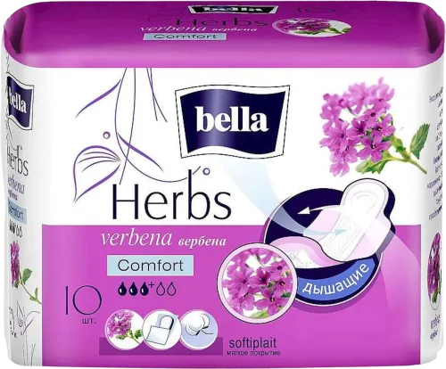Verbena Sanitary Pads 4 dro