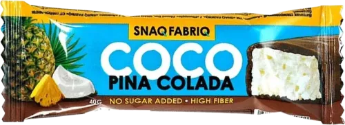 Baton şokoladda Ananas ilə hindistan cevizi