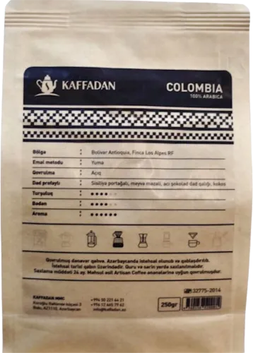 Кофе Mono-Origin Bolivar,Antioquia,Finca Los Alpes Colombia