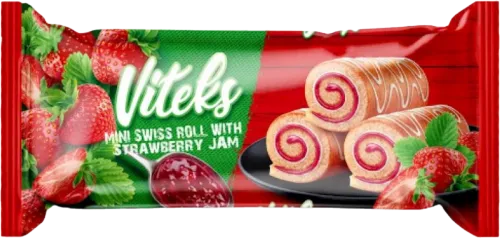 Viteks Strawberry mini roll