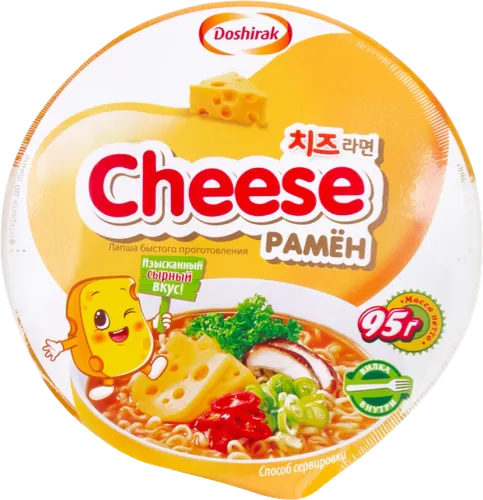 Рамен с сыром 