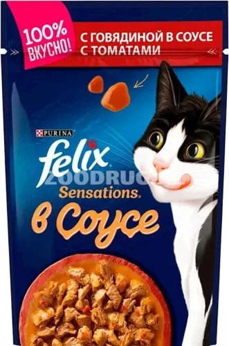  Sensation Adult Cat Food with Tomato Sauce