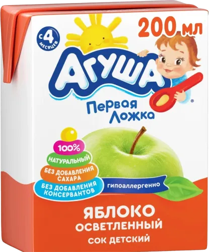 Uşaq şirəsi alma 4+ ay
