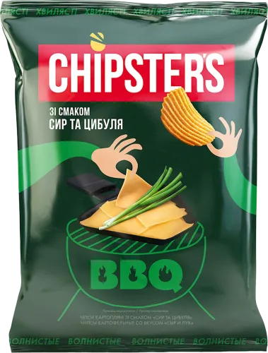 Çips soğan və pendir ilə Chipster'