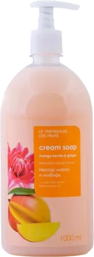Əl və bədən üçün krem sabun mango,nektarin və darçın ilə