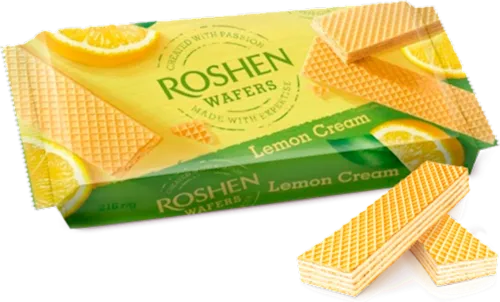 Vafli limon kremi ilə