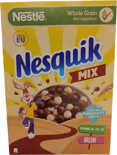 Quru səhər yeməyi Nesquik Mix şokoladlı toplar
