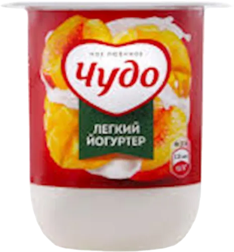 Yoqurt şaftalı və manqo ilə 2 1 əd