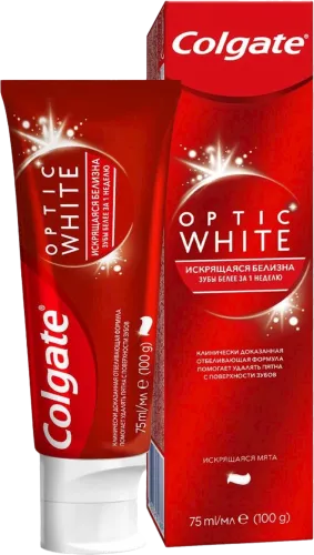 Diş məcunu Optic White Parlaq ağartı