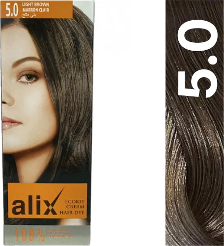 Krem-boya​​ saçlar üçün 5.0 Light Brown
