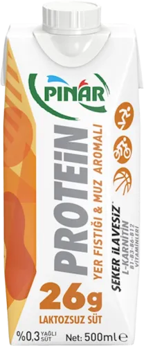 Banan və fıstıqlı süd Protein