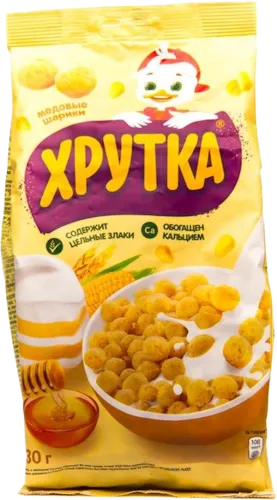 Готовый завтрак Хрутка медовые шарики