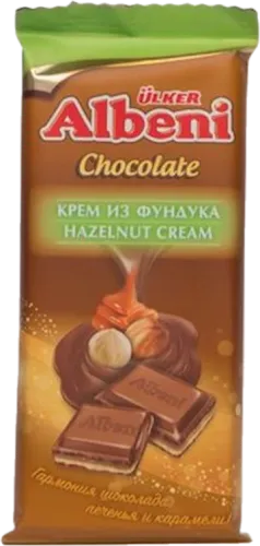 Şokolad Ulker Albeni Chocolate Karamel və fındıq
