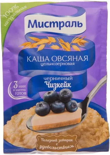 Черничная каша Чизкейк