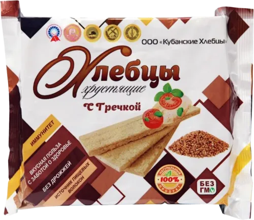 Хлебцы хрустящие с гречкой