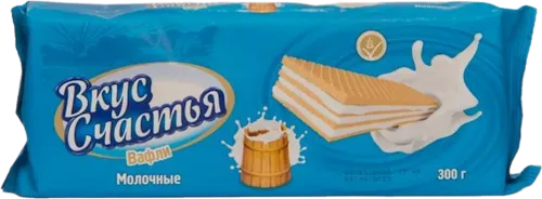 Vkus Schastya Milk Waffle