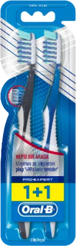 Diş fırçası dəsti 1+1 Pro-Expert Hamısı birində orta sərtlikli