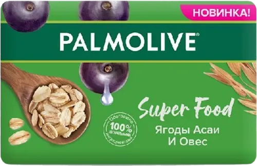 Туалетное мыло Super Food Ягоды Асаи и Овес bu