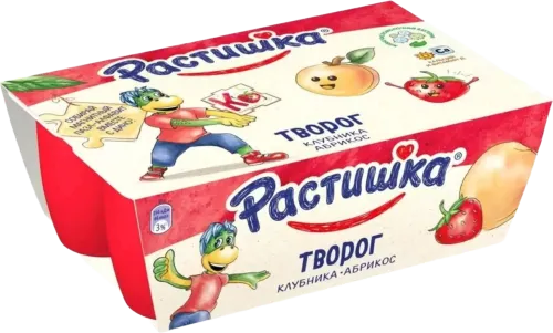 Творог Клубника Абрикос