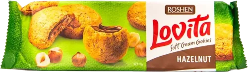 Şirnili peçenye Lovita Soft Cream Hazelnut