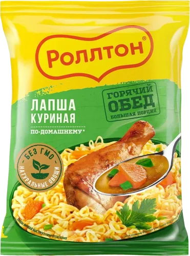 Əriştə toyuq bulyon ilə
