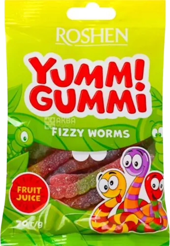 Yumm Gummi Fizzy Worms Marmalade