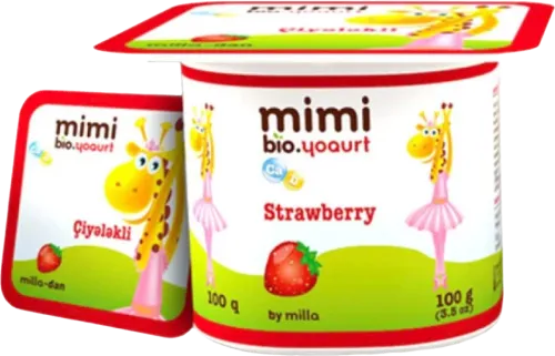 Yoğurt Mimi Çiyələk 1 əd