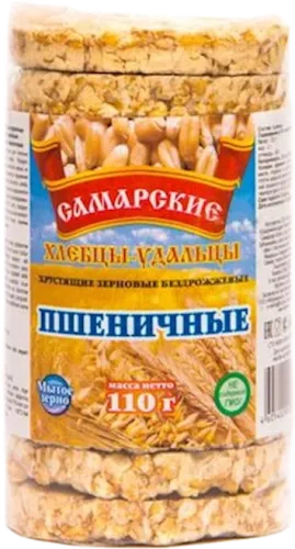 Wheat yeast-free crispbread Samarskie Khlebtsy-Udaltsy