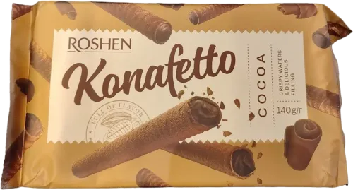 Вафельные трубочки Konafetto Какао