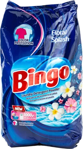 Washing powder for colored laundry semi-automatic