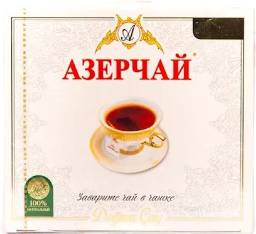 Paketləşdirilmiş çay Azerçay bergamot ətiri ilə