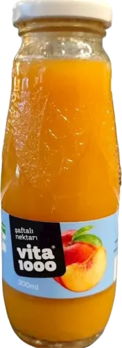 Şirə Şaftalı şüşə butulkada