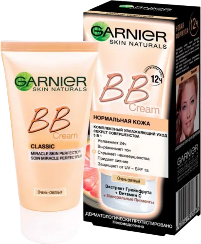 BB-krem normal dəri üçün Skin Naturals Mükəmməlliyin sirri Açıq bej