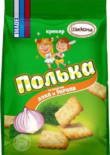 Soğan və şüyüd ilə krekerlər Akkond